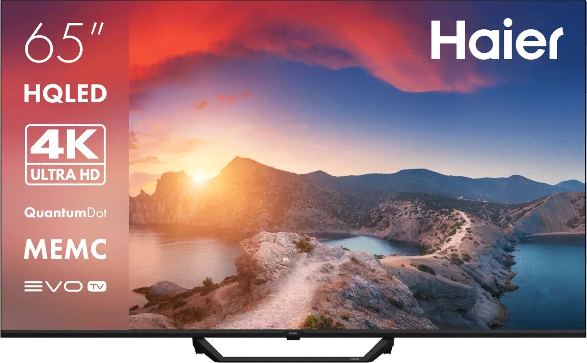 Телевизор Haier Smart TV S2 Pro, 65 дюймов, разрешение 4K, черный