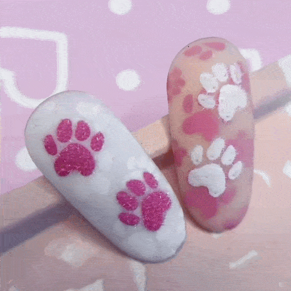 Флок Пушистый кролик розовый №1787 Zoo Nail Art 1 г меховые ногти — фото 1
