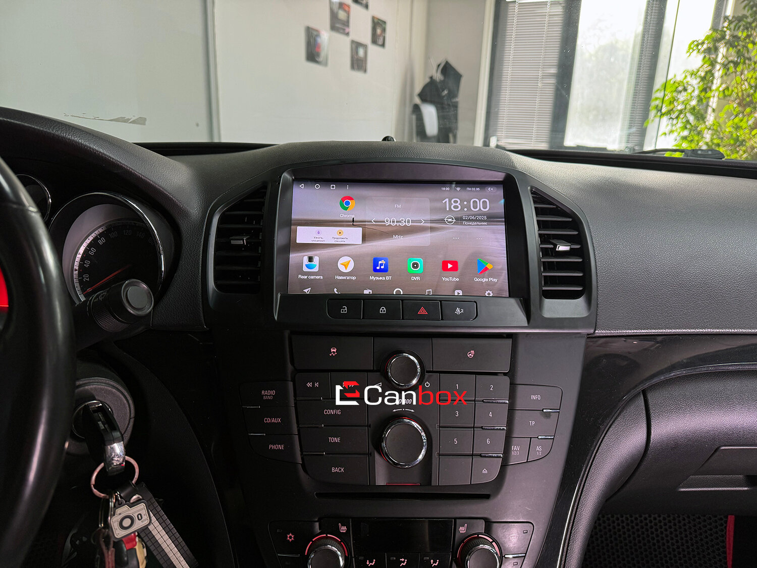 Штатная магнитола Teyes CC3 4/64 9" RM-9-2067 Opel Insignia 2008-2013 Android 10 (4G-SIM, DSP, QLed) — фото 1