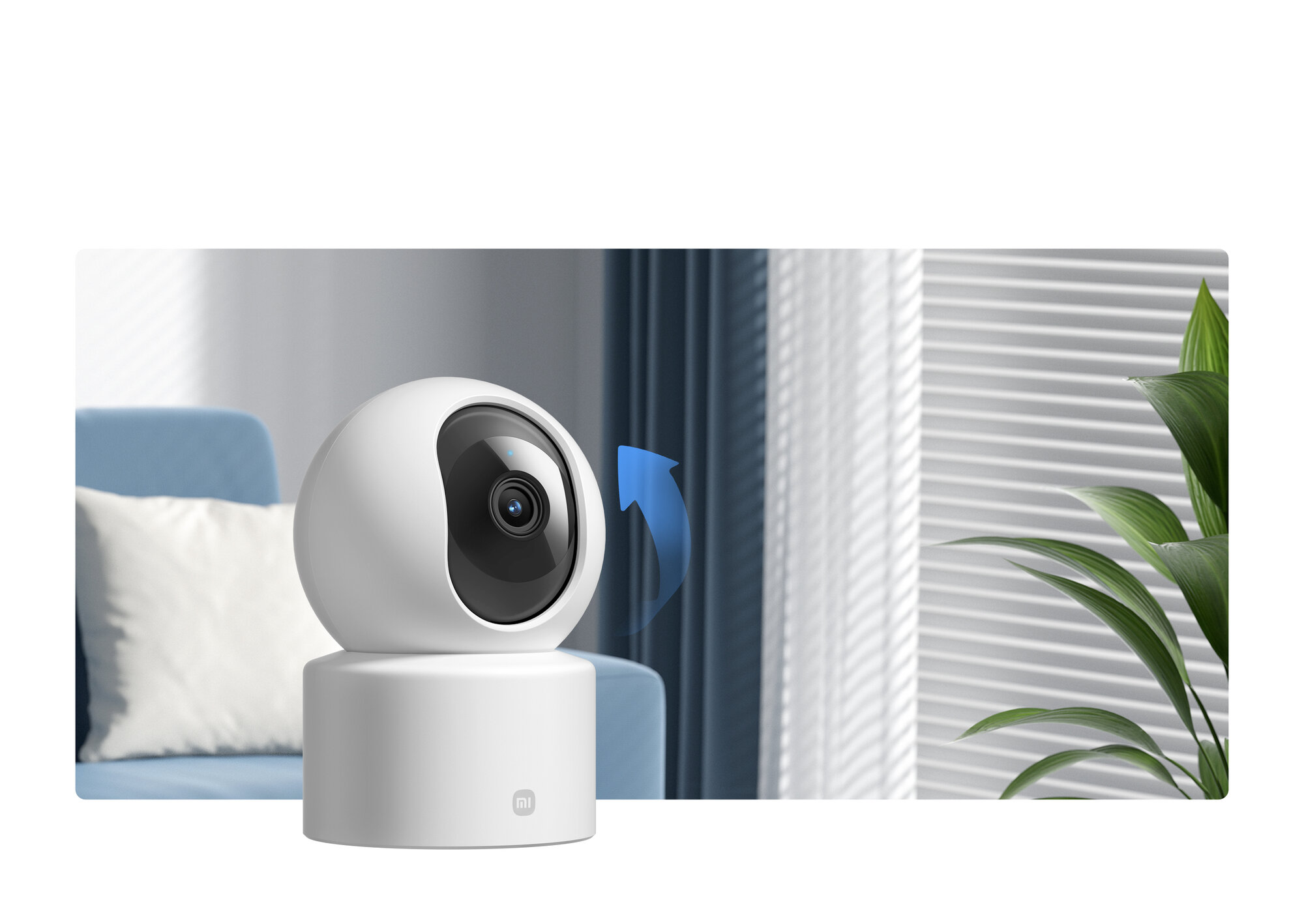 Камера видеонаблюдения Xiaomi Smart Camera C301, 2К, с распознаванием человека, Wi-Fi, белая