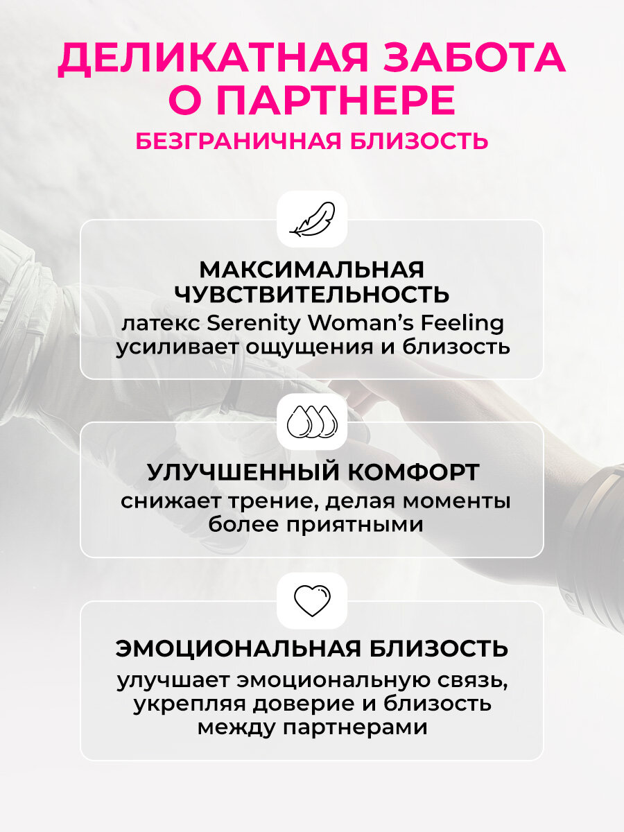 Препараты Для Экстренной Контрацепции Презервативы из натурального латекса SERENITY WOMAN’S FEELING (Натуральные Классические) - 144 шт