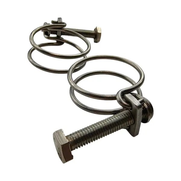 Хомут двойной 35 мм BOUTTE нержавейка 2 шт.