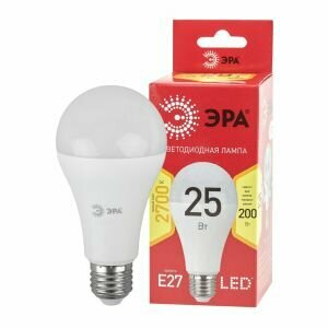 Лампа светодиодная ЭРА Red Line LED E27 25 Вт груша