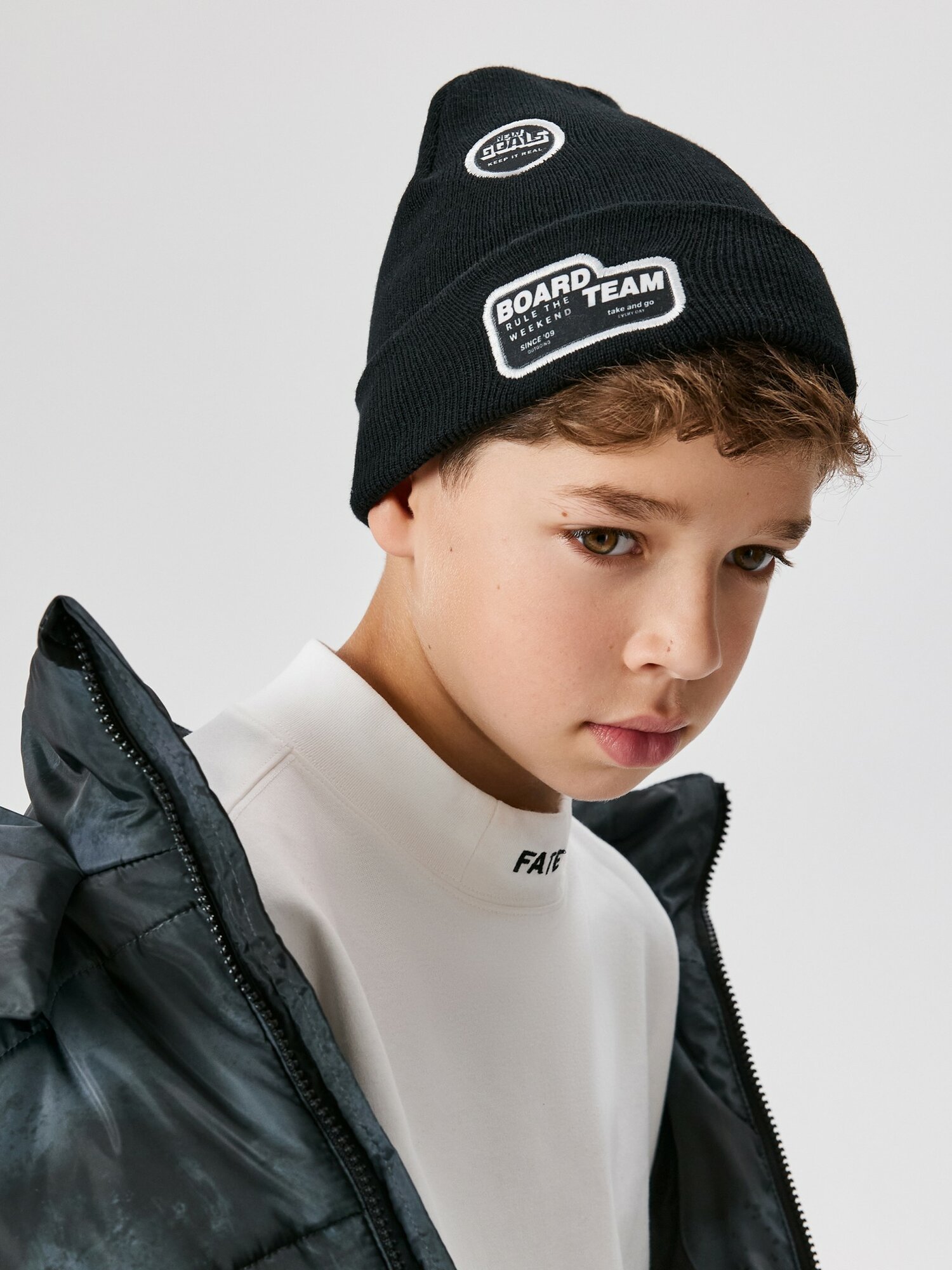 Шапка-бини Acoola для мальчиков размер 53-54 черный