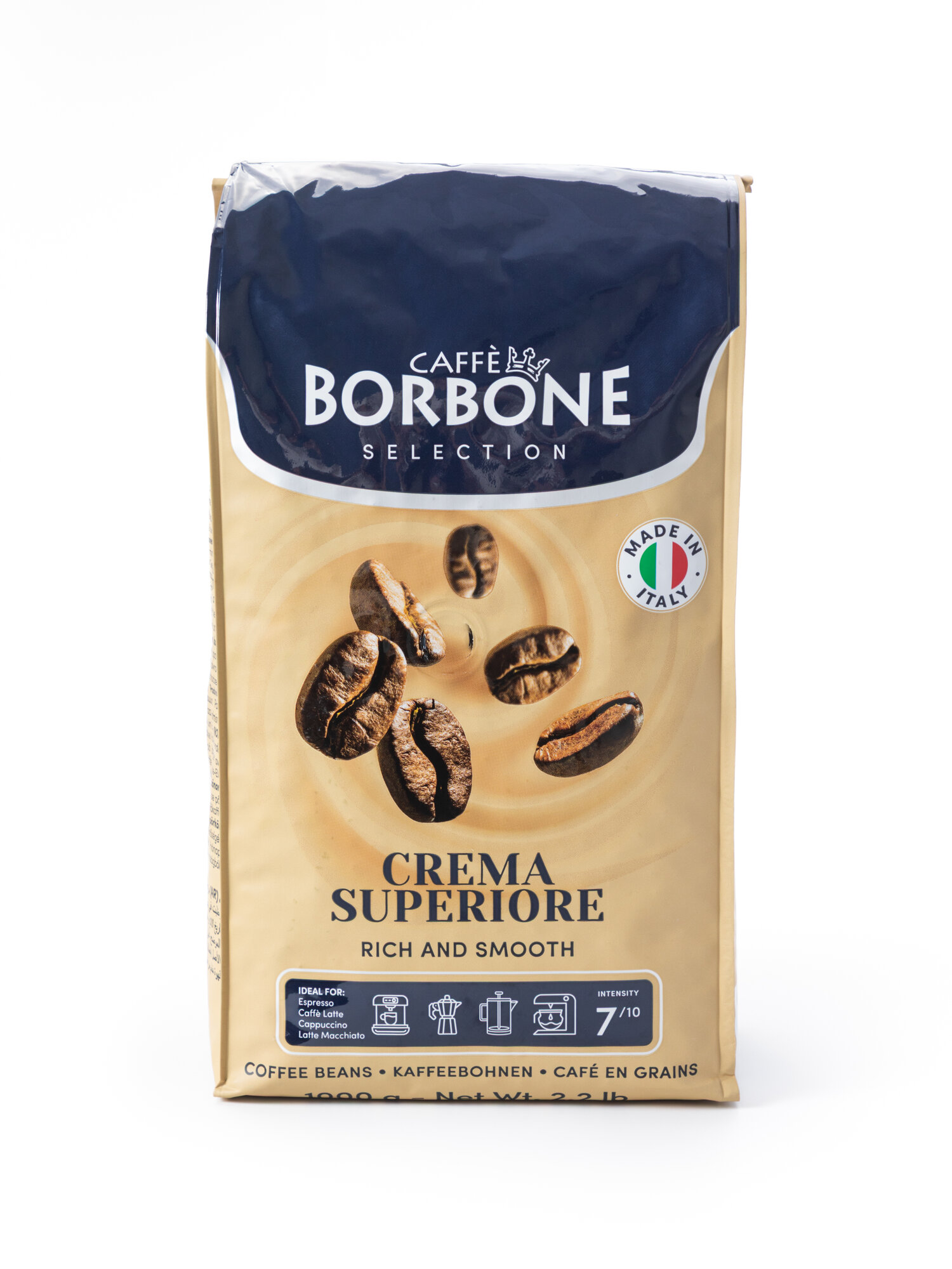 Кофе BORBONE "CREMA SUPERIORE", 1 кг, итальянский, средняя обжарка