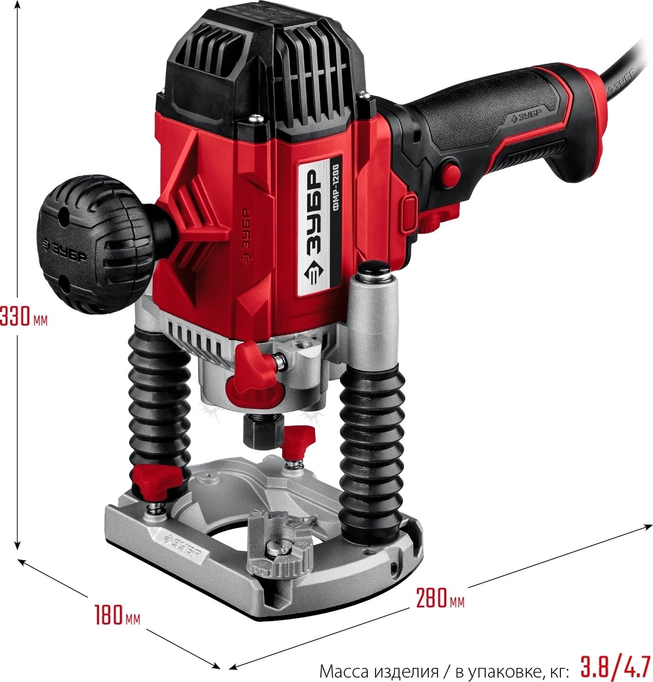 Универсальный фрезер ЗУБР ФМР-1200 — фото 1