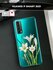 Чехол на Huawei P Smart 2021 / Хуавей П Смарт 2021 с принтом "Птица на цветущем ...