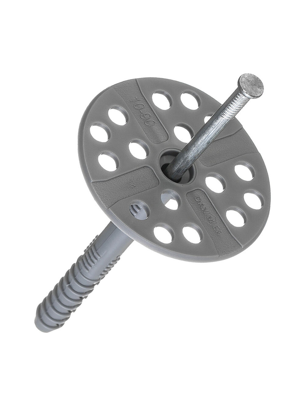 Дюбель для теплоизоляции 10х90 мм металлический гвоздь (250 шт.)