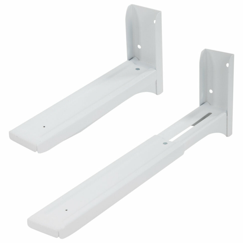 Кронштейн-крепление для СВЧ нагрузка до 35 кг CROMEX (кромекс) K-112 регулировка до 42 см белый 457879 Код1 C 457879