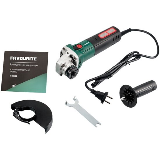 Favourite Tools УШМ FG 1200NB  1200Вт ф125мм бесщёточный двигатель FAVOURITE