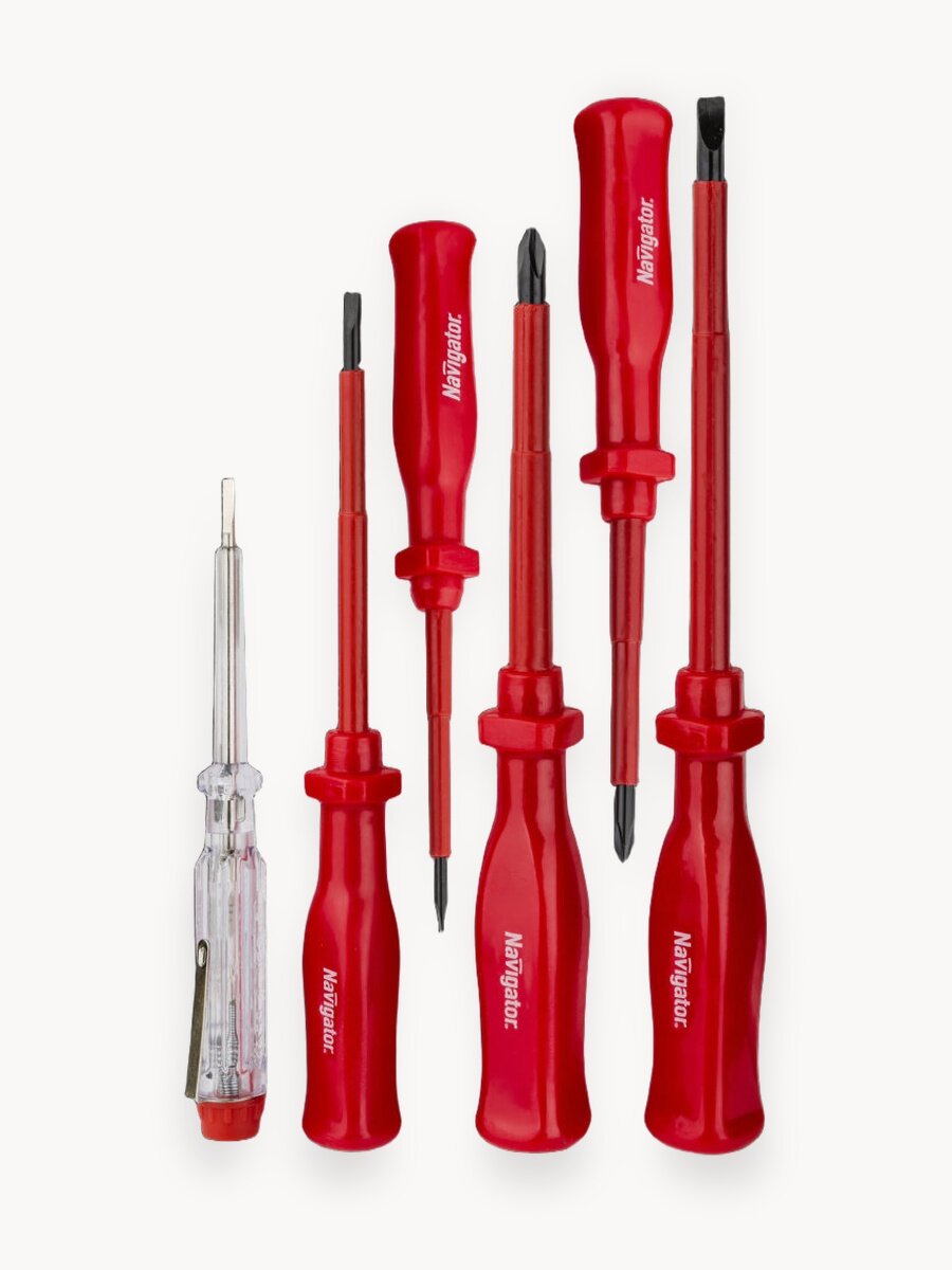 Набор диэлектрических отверток 6 шт Navigator 61 266 NSD-S02