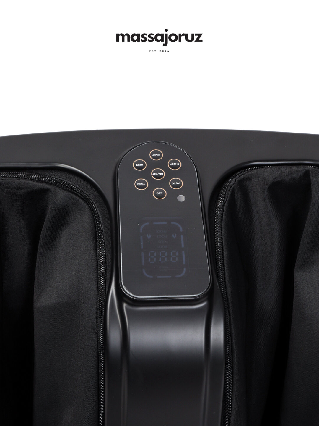 Массажер для ног, с подогревом, 6 функций, 55х53,5 см, черный — фото 1