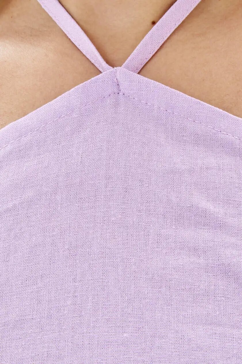 Топ Selfie, размер XS, светло-фиолетовый — фото 1