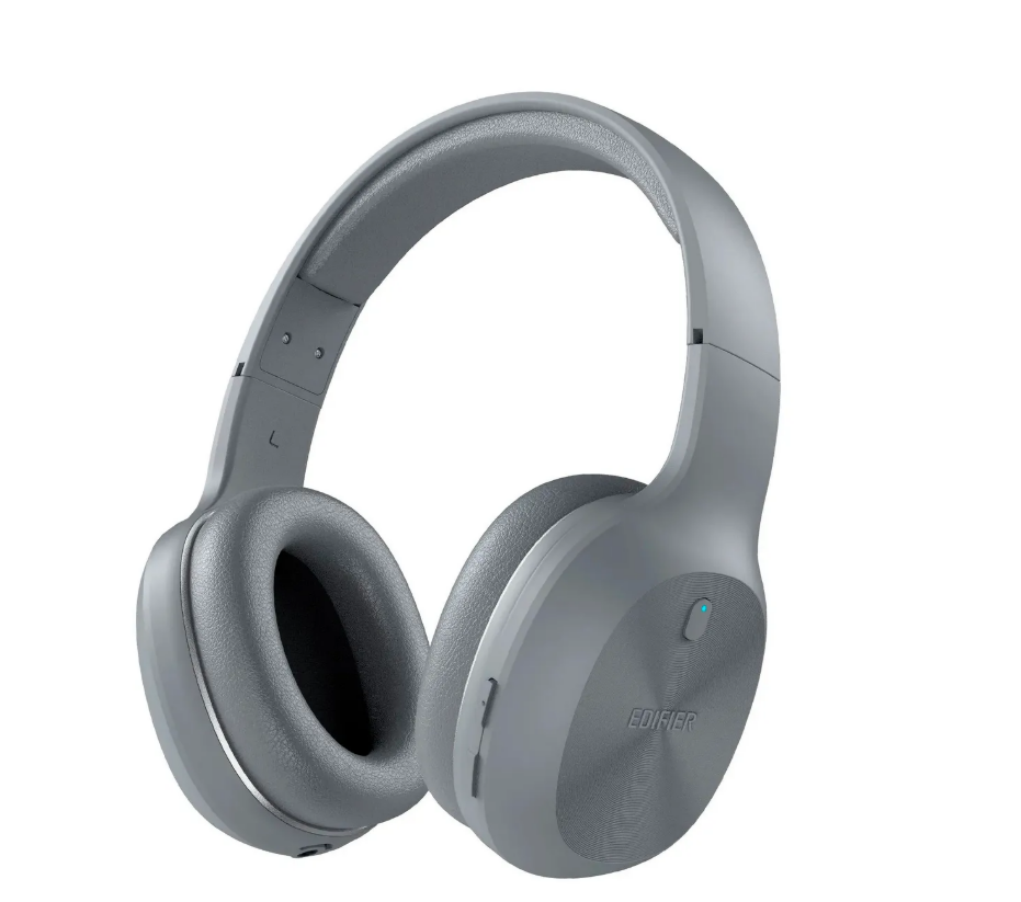 Наушники Edifier W600BT, беспроводные, Bluetooth 5.1, 30 ч работы, серые