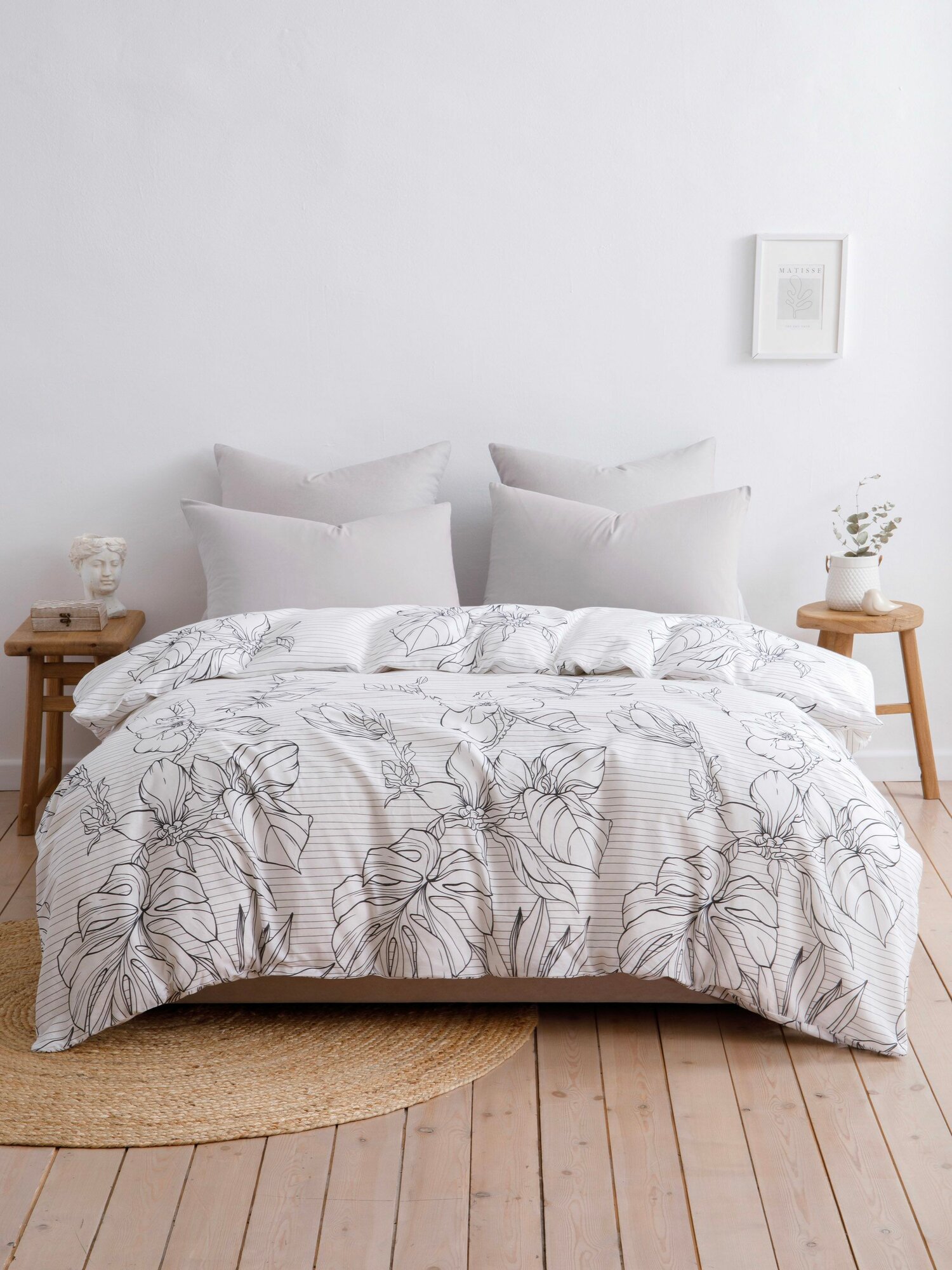 Пододеяльник 2х спальный 175х215 Ночь Нежна Джудит 100% хлопок ткань бязь