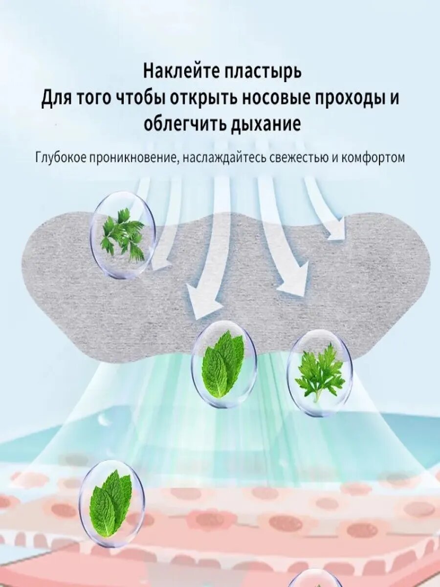 Изображение Пластырь ингалятор от насморка и простуды