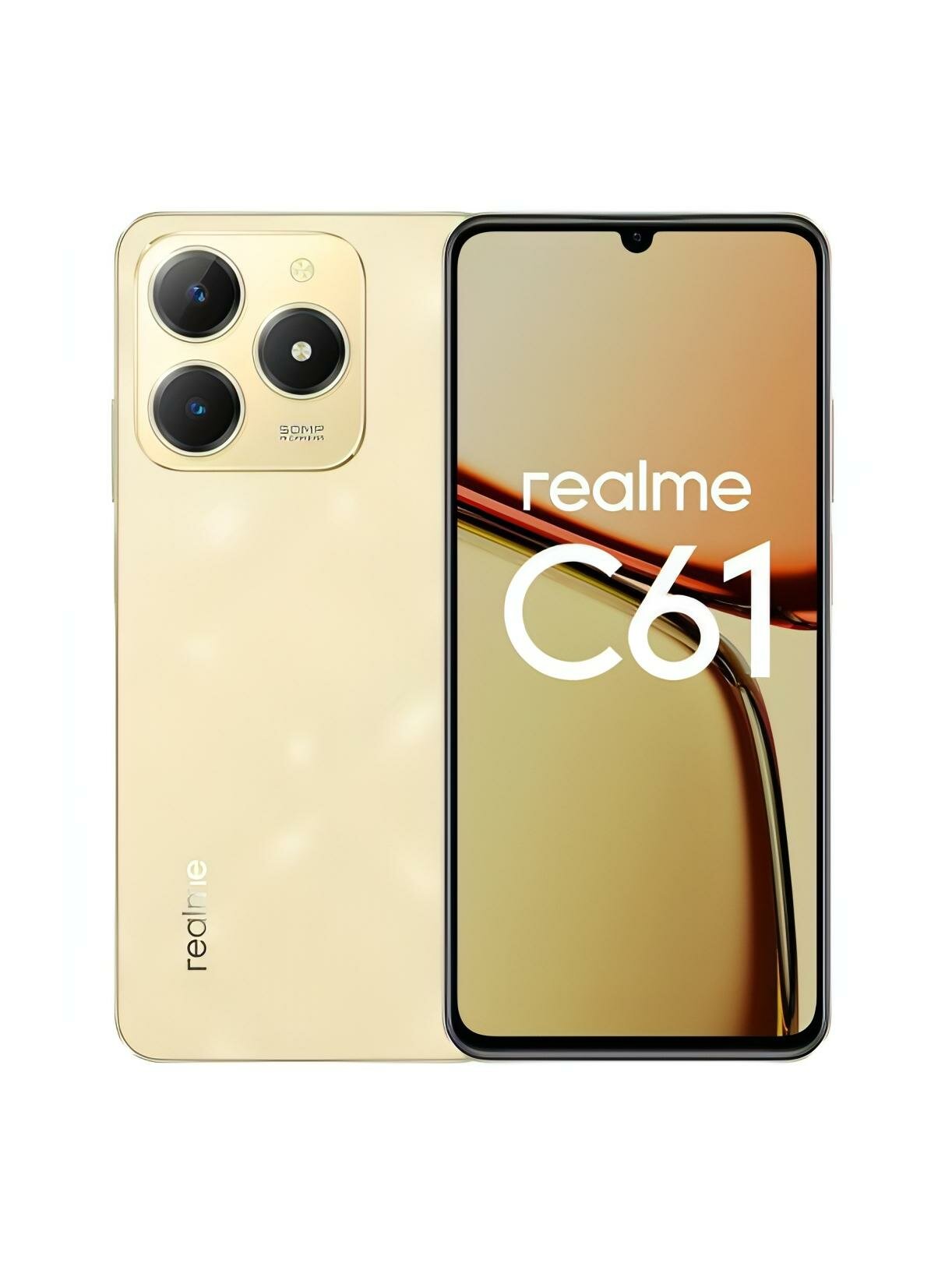 Смартфон realme C61 8/256GB Gold