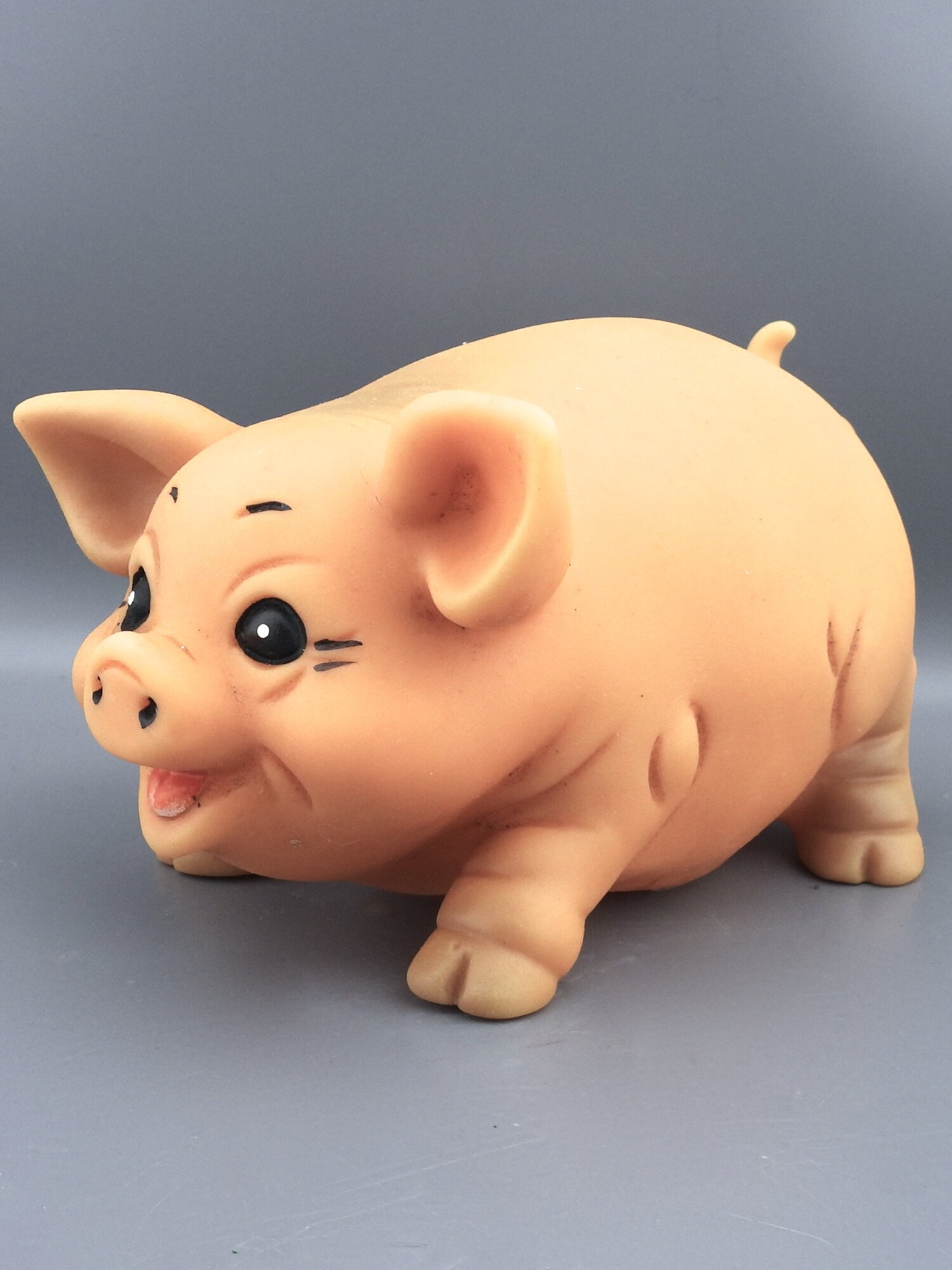 "Свинка" игрушка резиновая с пищалкой СССР 15 см