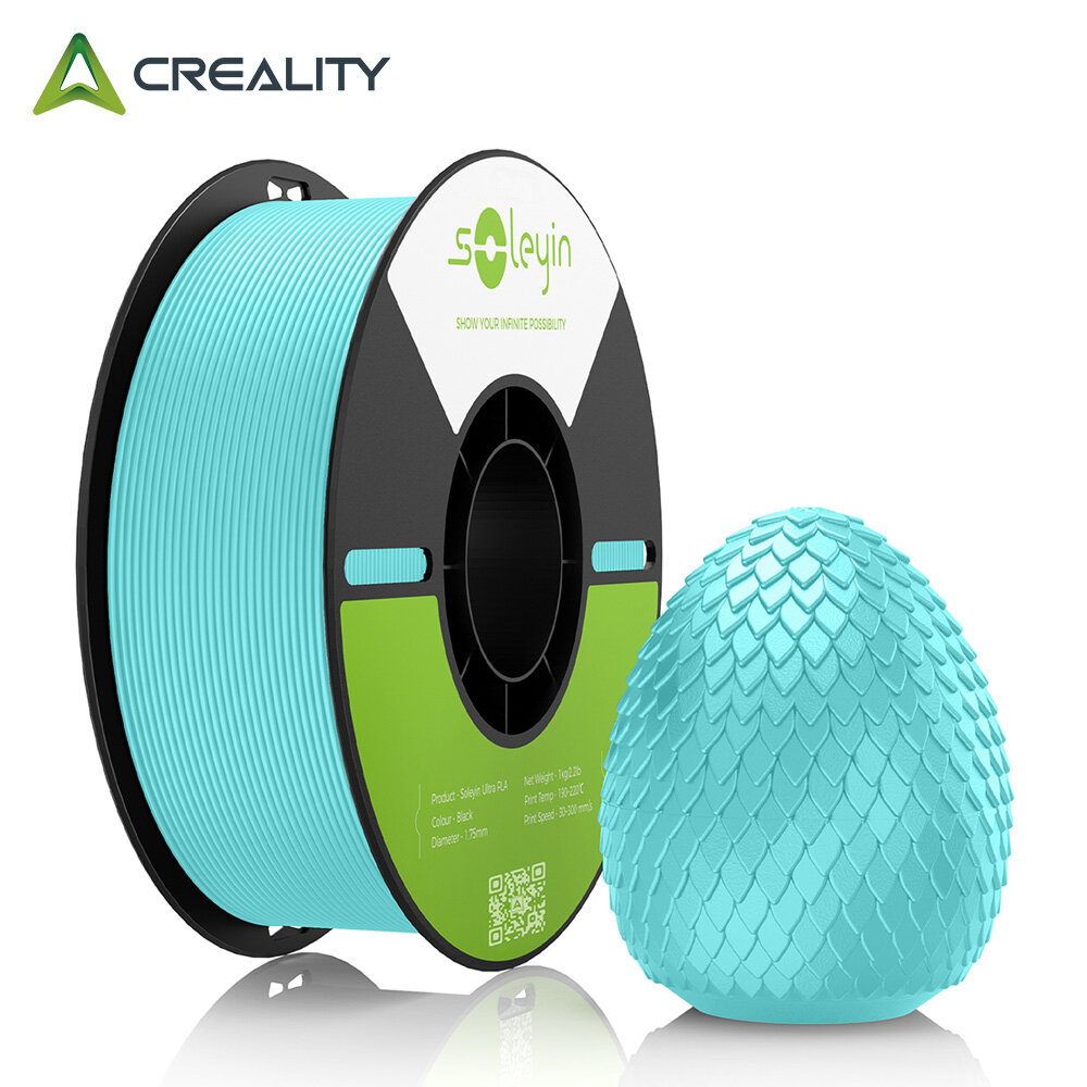 Нить для 3D печати CREALITY Soleyn Ultra PLA, 1.75мм, Океанский синий, 1кг