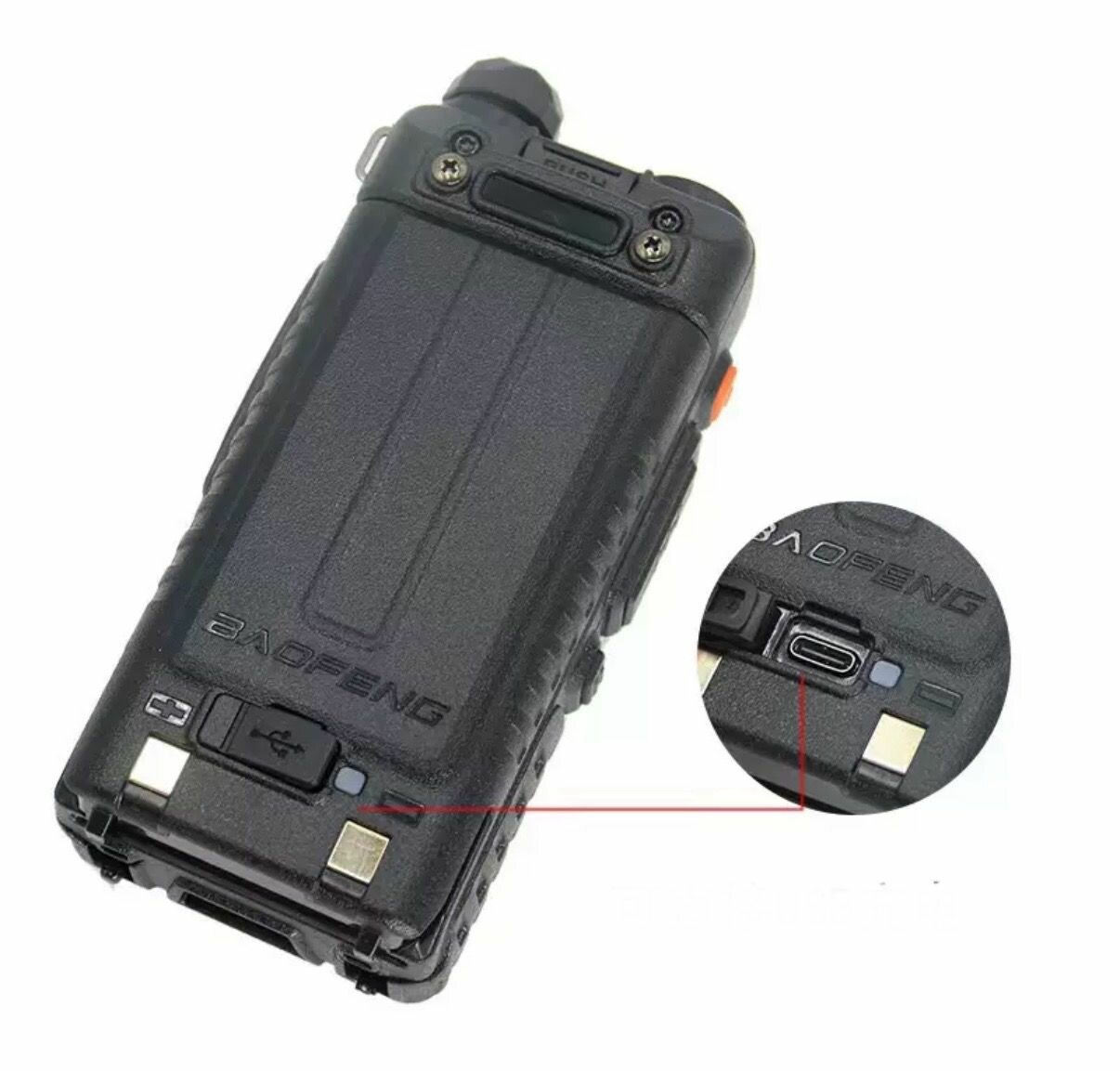 Рация Baofeng UV-5RH, 10 Вт, 3 режима c разъемом Type-C — фото 1