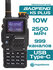 Рация Baofeng K5 PLUS/ 10W/ USB type-C/ АКБ 2500 мАч/ Большой цве...