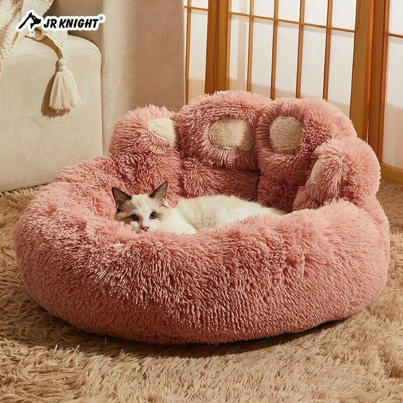 50см Плюшевые лежанки для собак и кошек, домики для собак и кошек