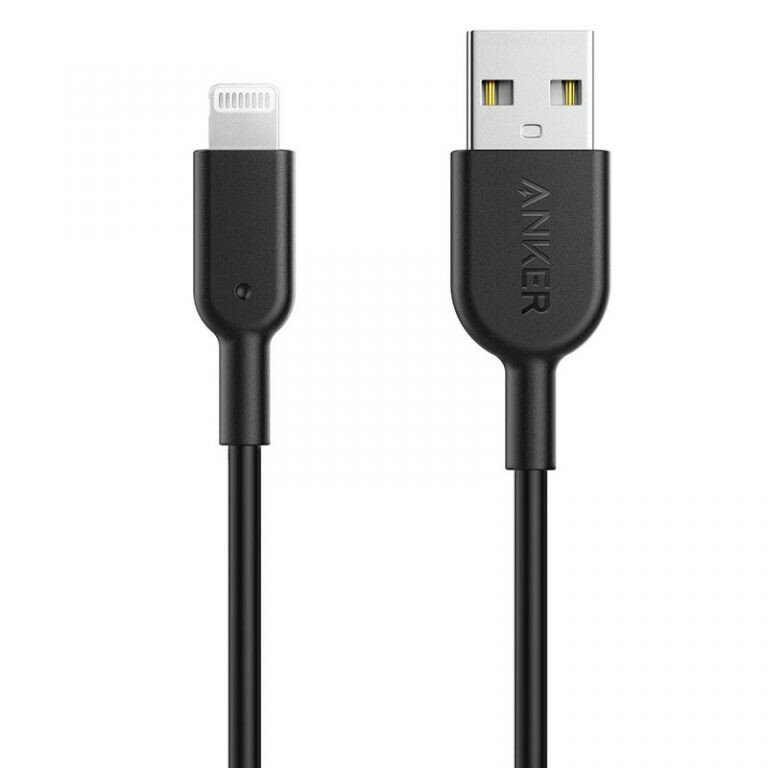 Кабель Anker PowerLine II USB-A - Lightning 0.9 м (A8432H12) черный
