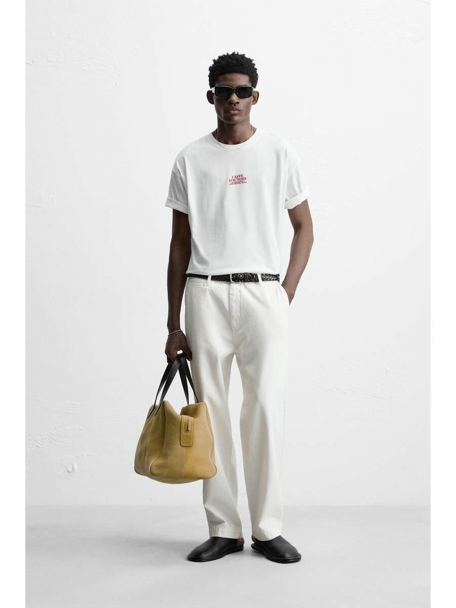 Футболка спортивная Zara, размер M, белый