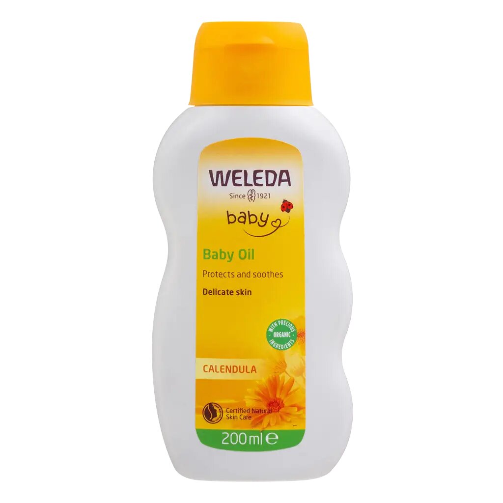 Weleda Детское масло для младенцев с календулой с нежным ароматом 200 мл 1 шт