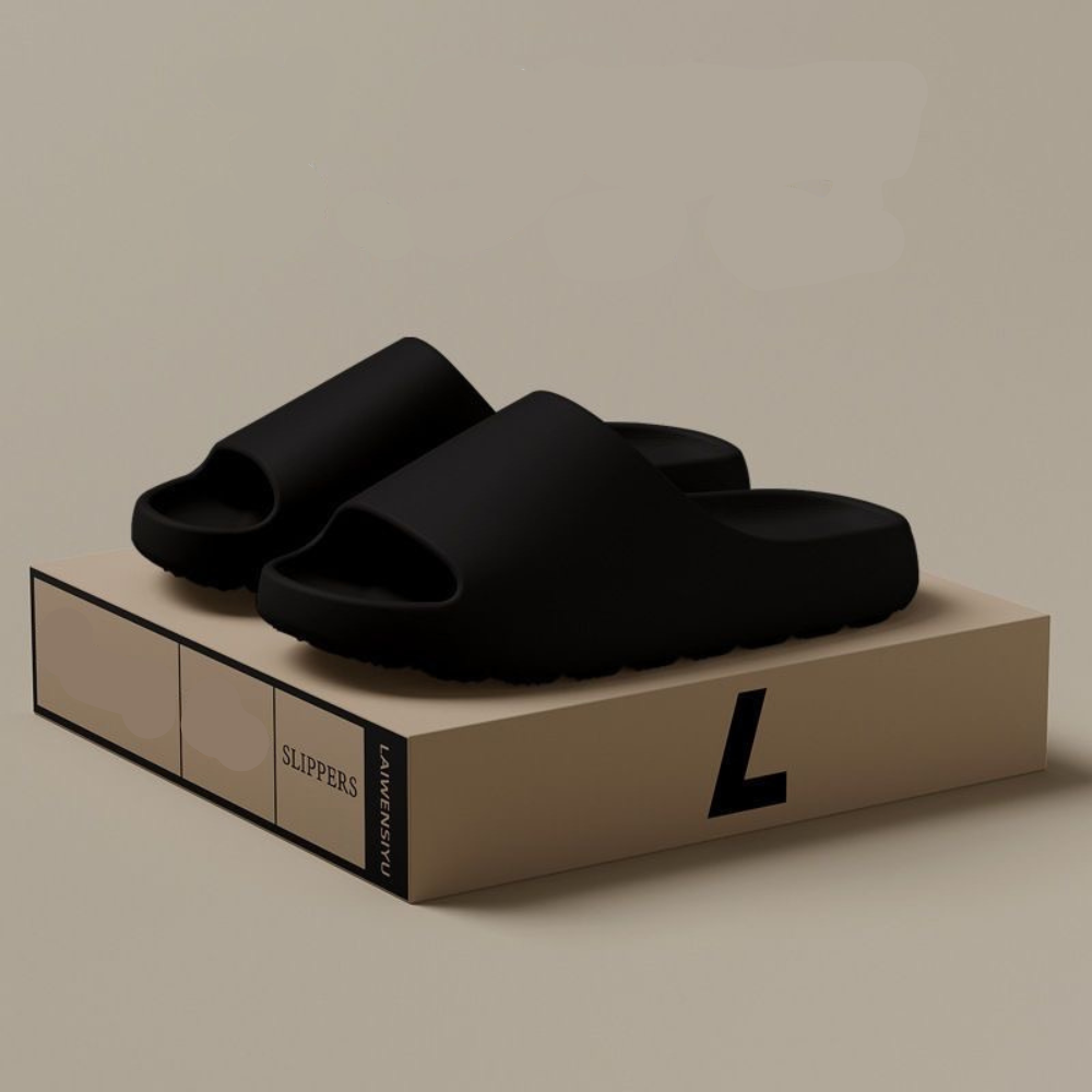 Тапочки, размер 38-39, black