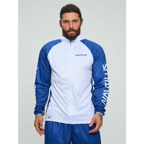 Джерси с капюшоном для рыбалки Nautilus Fish white L