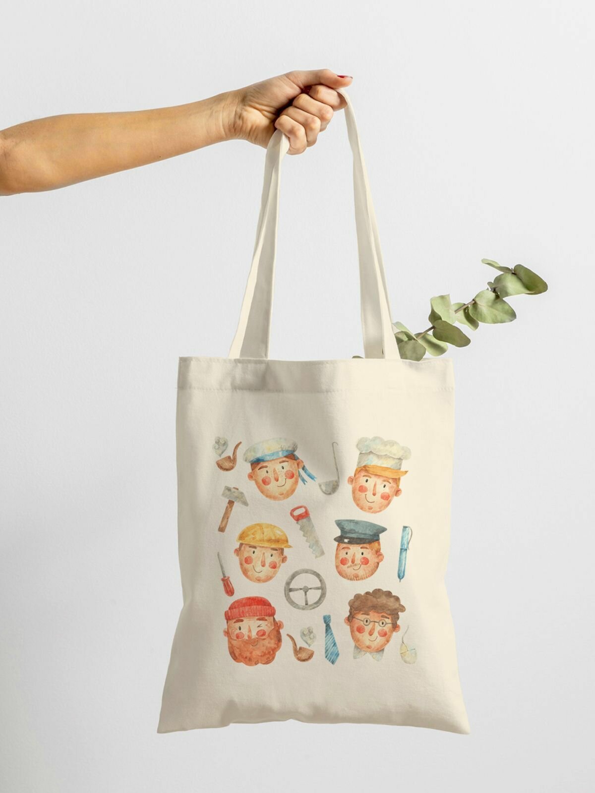 Сумка шоппер Gerasim, серый, бежевый, белый