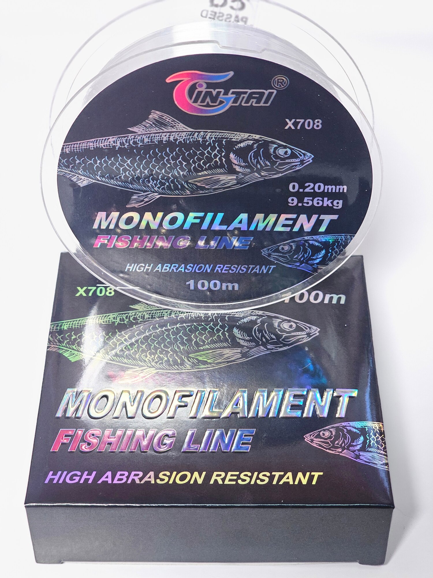 Леска монофильная для рыбалки YIN TAI Fishing line 100м 0,16 мм (7.31кг) прозрачная — фото 1