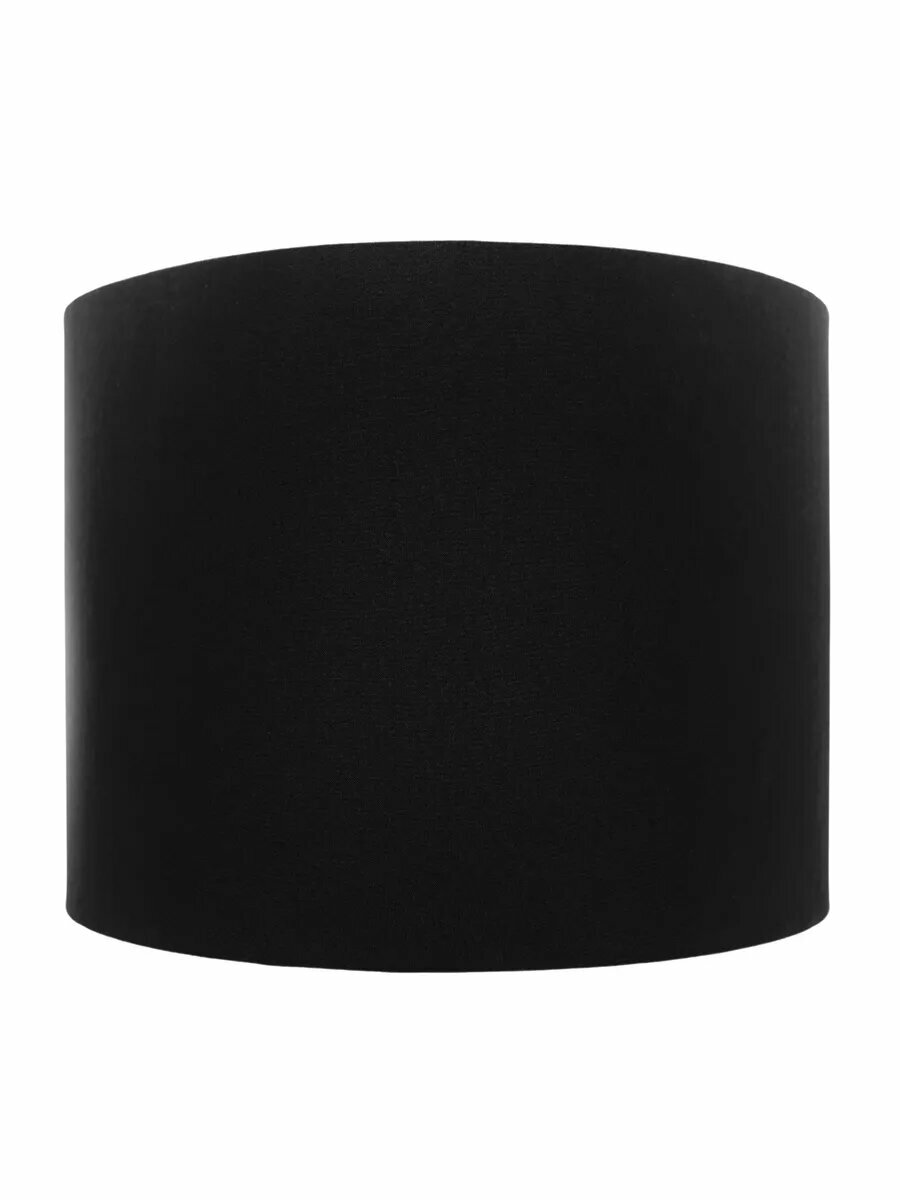 Абажур Пермский Свет для торшера текстиль пластик черный диаметр 40см Е27