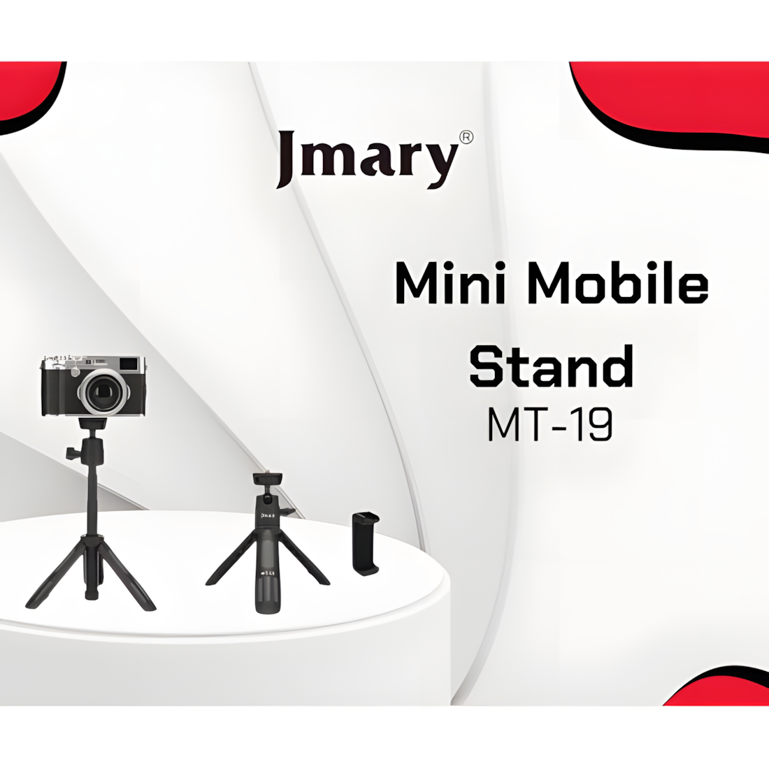 Штатив JMARY MT-19 Black — Компактный и устойчивый трипод для смартфонов и легких камер