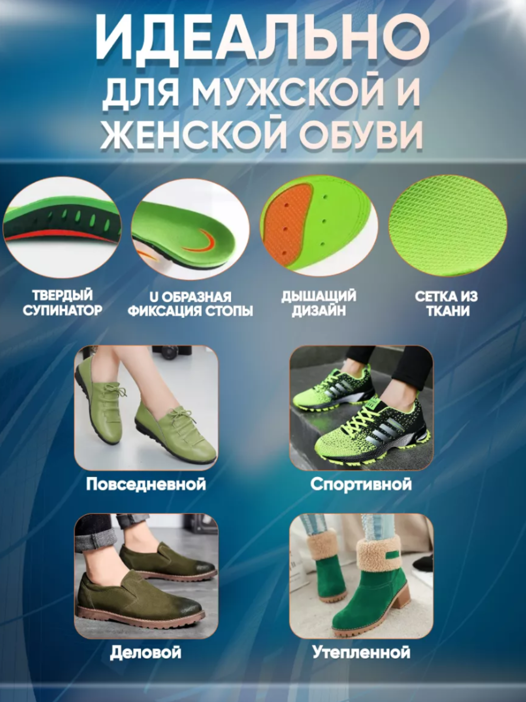 Стельки ортопедические каркасные — фото 1