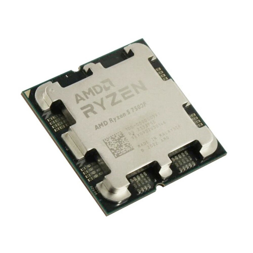 Amd Процессор CPU Ryzen 5 7500F OEM 100-000000597 Base 3,70GHz, Turbo 5,00GHz, without graphics, L3 32Mb, TDP 65W, AM5 — фото 1