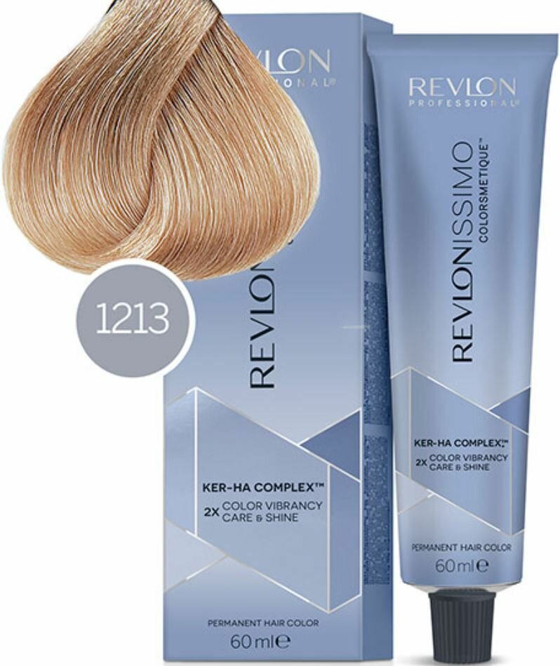 Revlon, Revlonissimo Colorsmetique, Super Blonde, 1213, Пепельно-золотистый блонд 60 мл