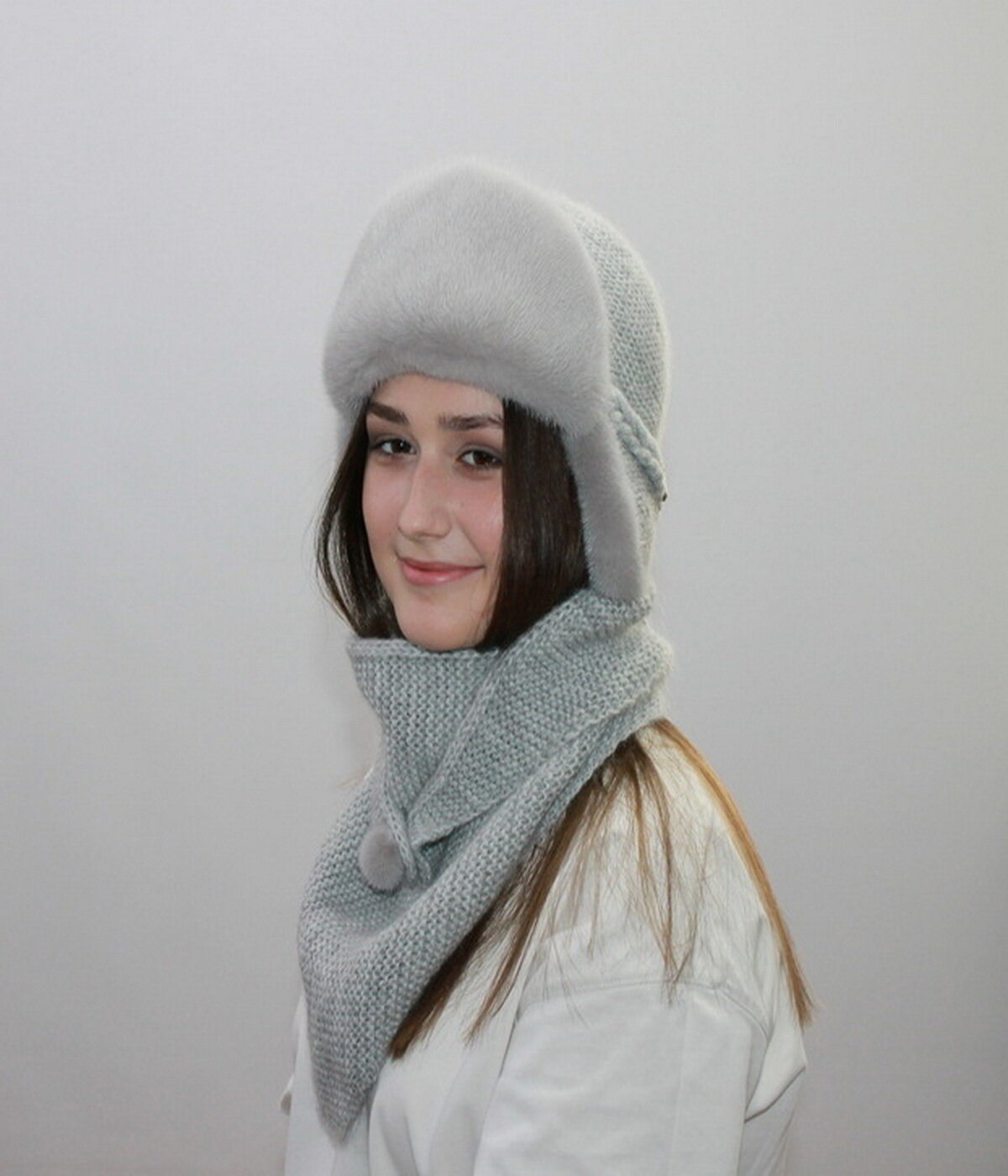 Комплект с головным убором Мария с шейным платком для женщин
