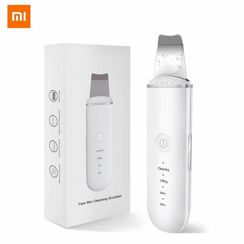 Xiaomi ультразвуковой скрабер для лица, White with box
