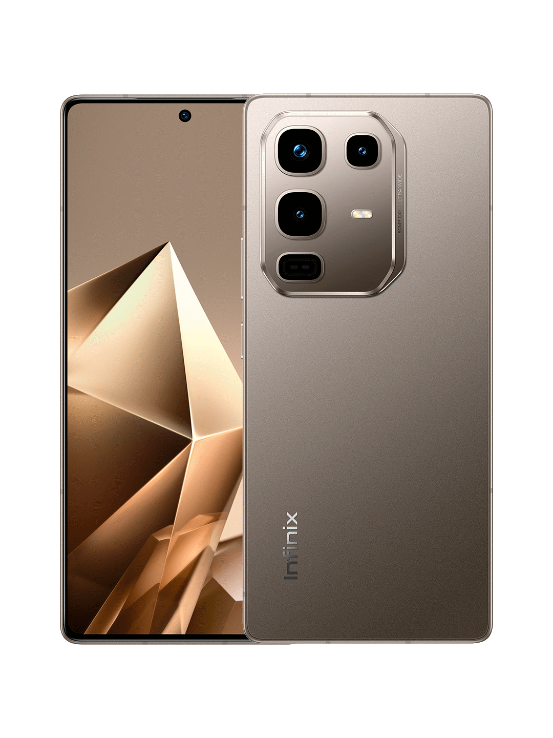 Смартфон Infinix Note 50 Pro, 12+12/256Гб, AMOLED 144Гц, 5200mAч 90W, беспроводная зарядка Серый