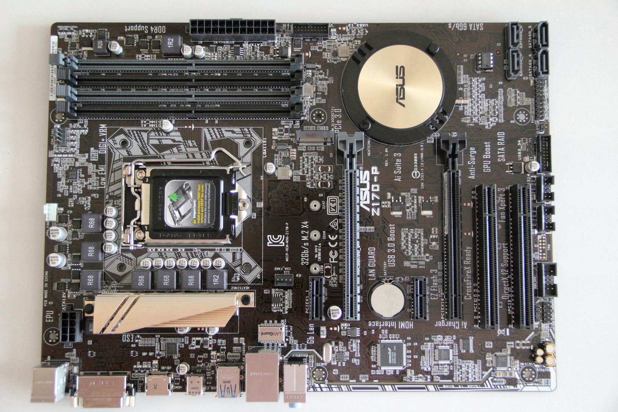 Материнская плата ASUS Z170-P LGA1151 DDR4 M.2 ATX. Товар уцененный