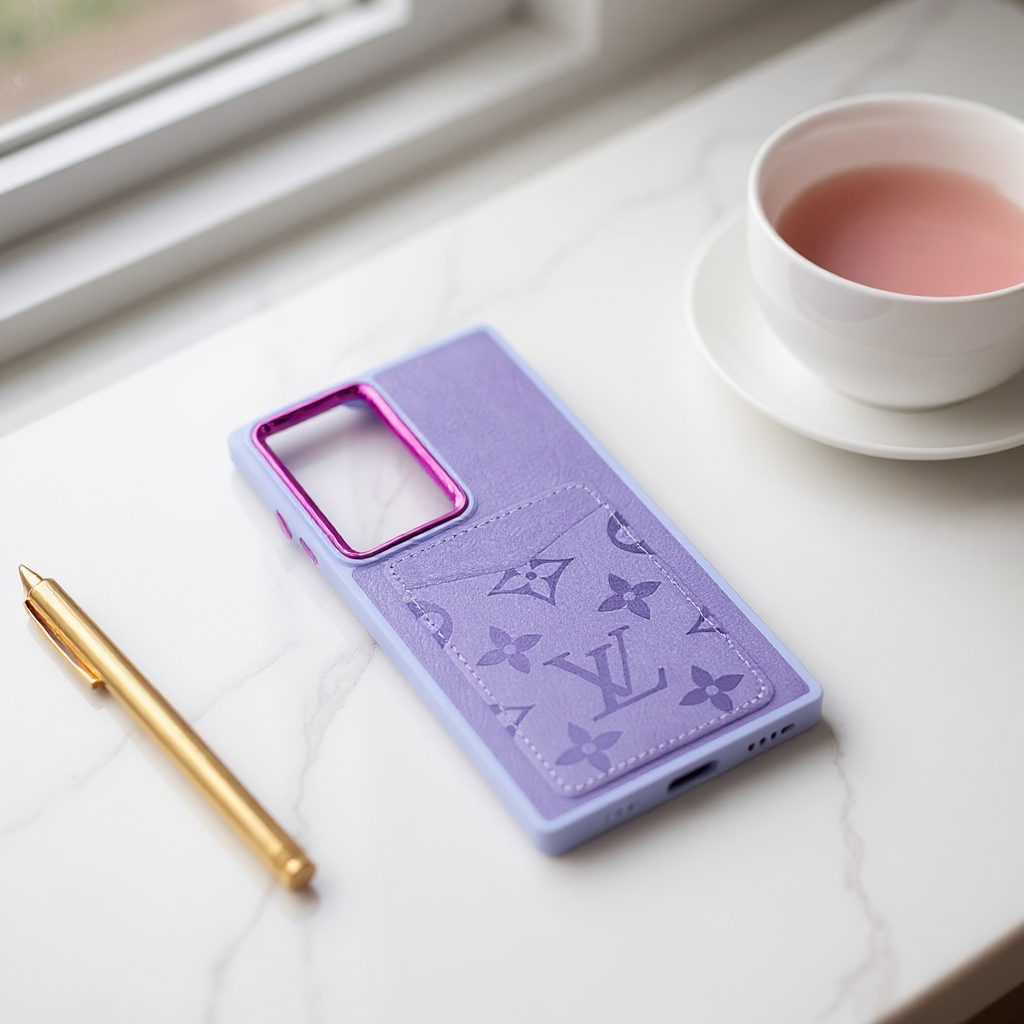 Чехол LV кошелёк для Xiaomi Redmi Note 13 Pro 4G – женский премиум, с отделением для карт — фото 1