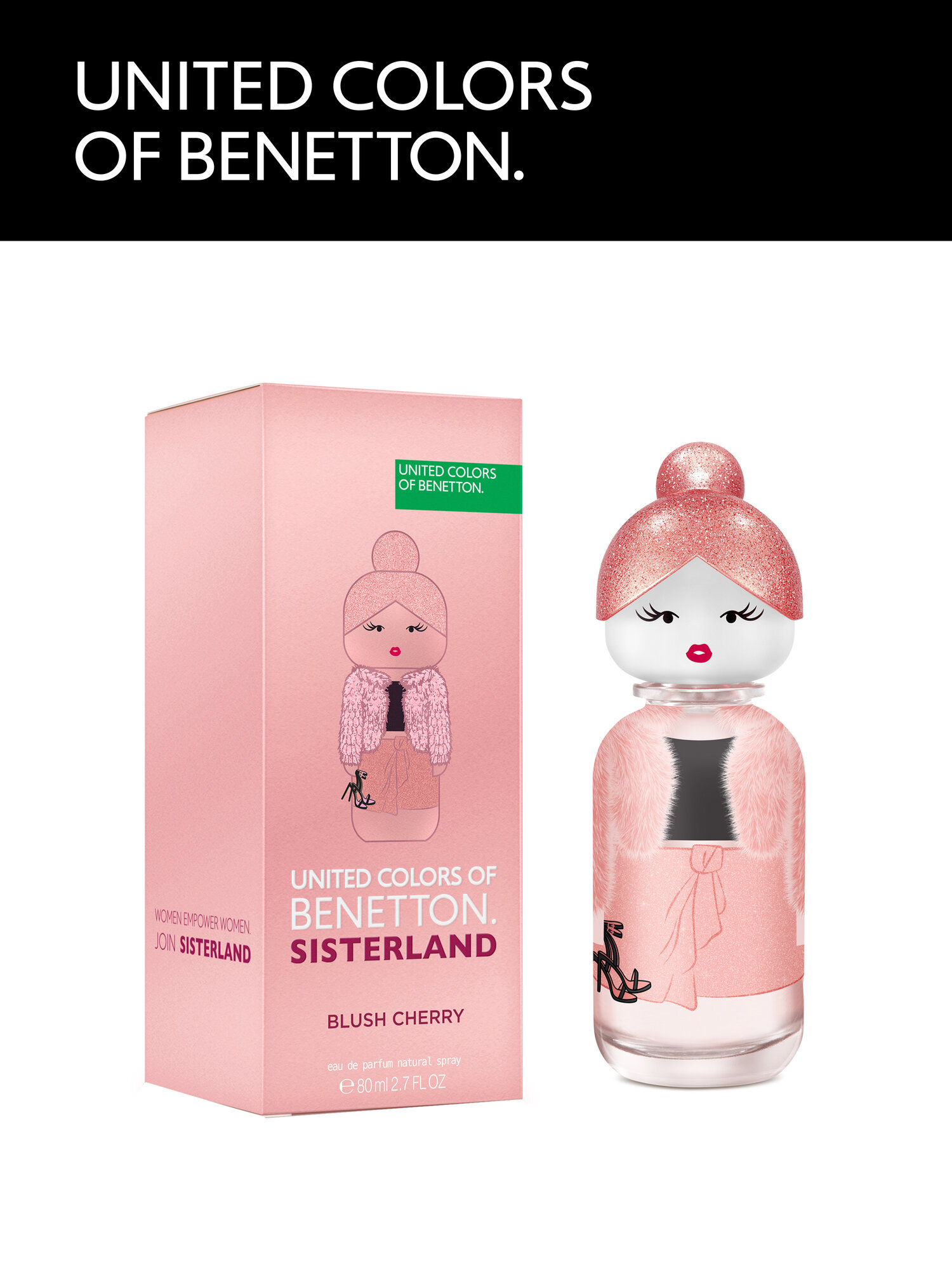Benetton Парфюмерная вода женская Sisterland Blush Cherry 80 мл — фото 1
