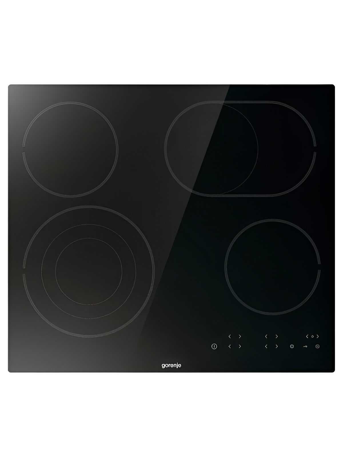 Варочная панель Gorenje ECT646BSCE 6.4 кВт электрическая черная