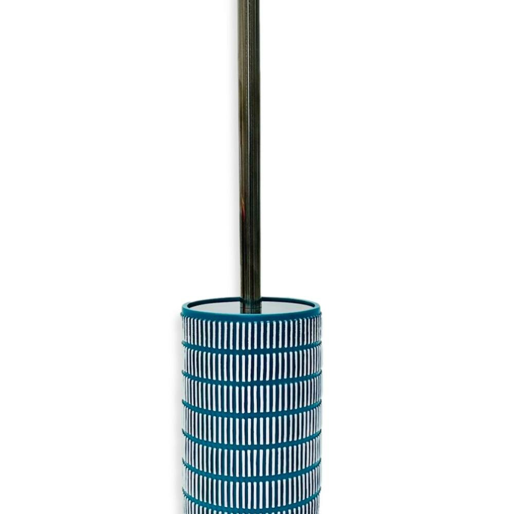 Ёршик для унитаза Primanova Ocean DR-73205 полирезин цвет синий