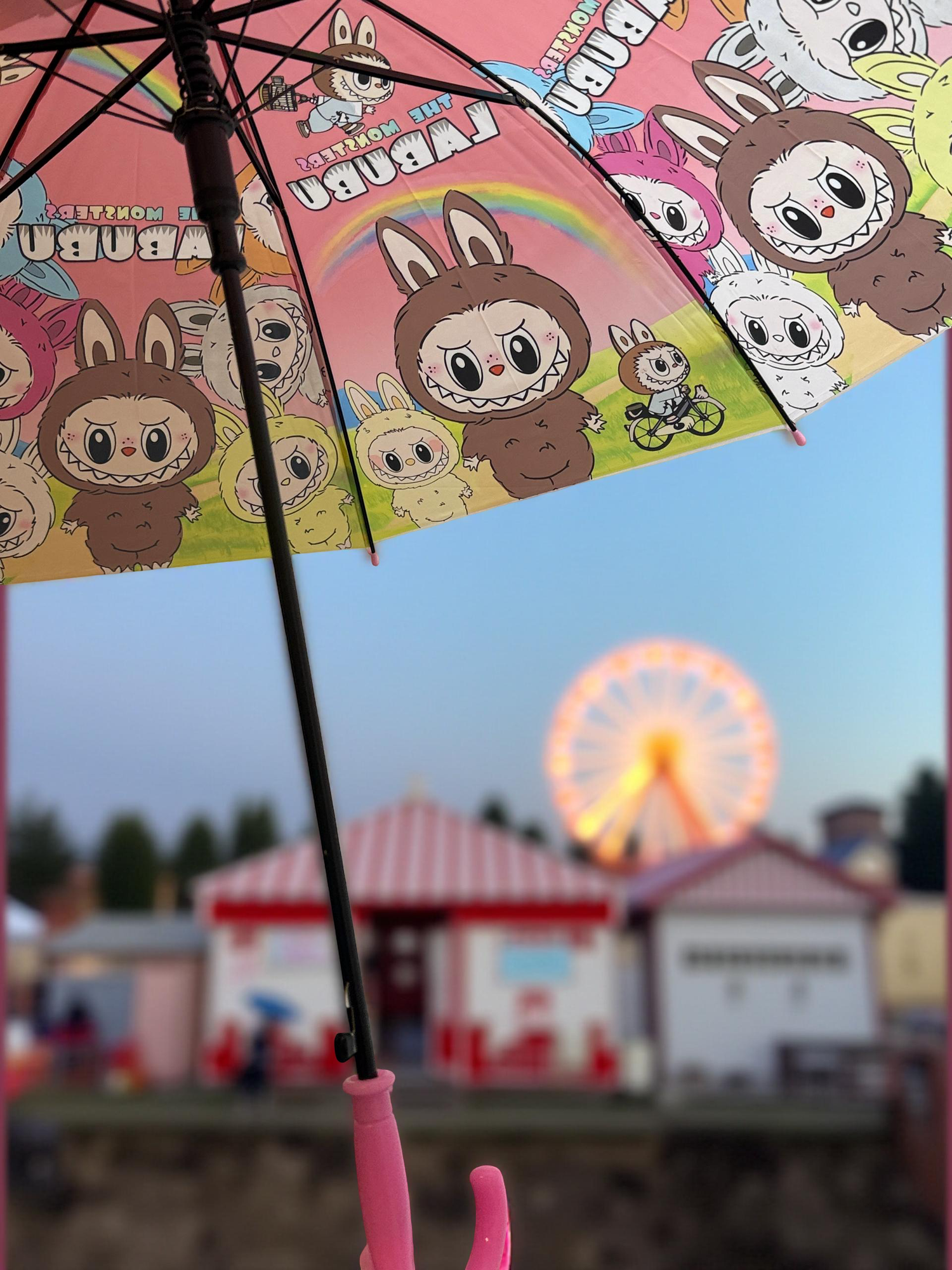 Зонт-трость , черный — фото 1