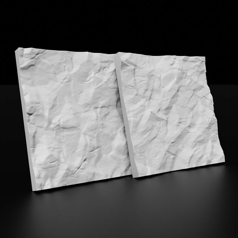 3D гипсовая панель Weissenberg "Утес" (Скала) 50*50см