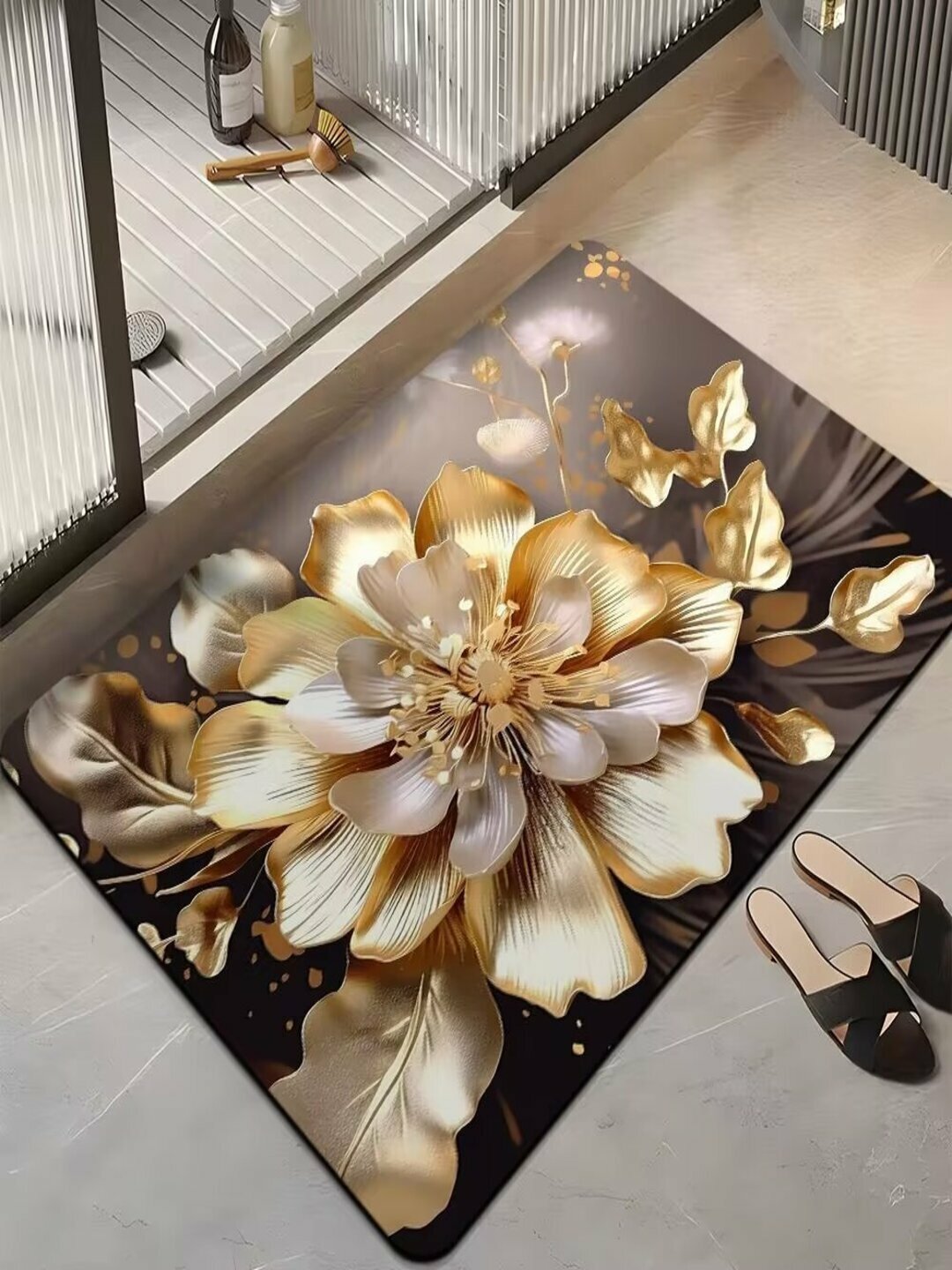 Коврик для ванной, кухни, детской комнаты и туалета, противоскользящий 50x80