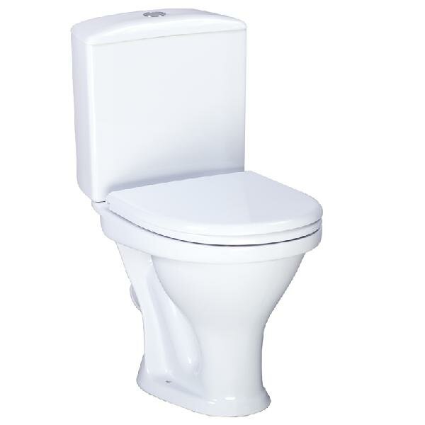 Унитаз-компакт Вест (косой вып ниж. подв 1-реж. арм сид. полипропилен) SANTERI